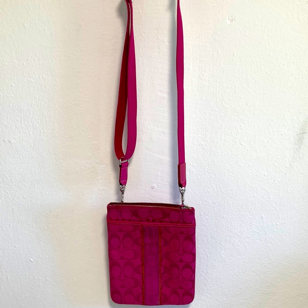 Pink Coach Crossbody